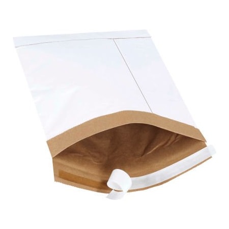 Box Packaging Self Seal Padded Mailers No 1 7-1/4W x 12L White 100/Pack B804WSS